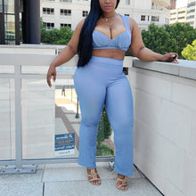 Load image into Gallery viewer, Blue Sky 2 Piece Pant Set