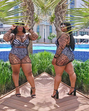 Load image into Gallery viewer, CoverUp Fishnet Dress - Black