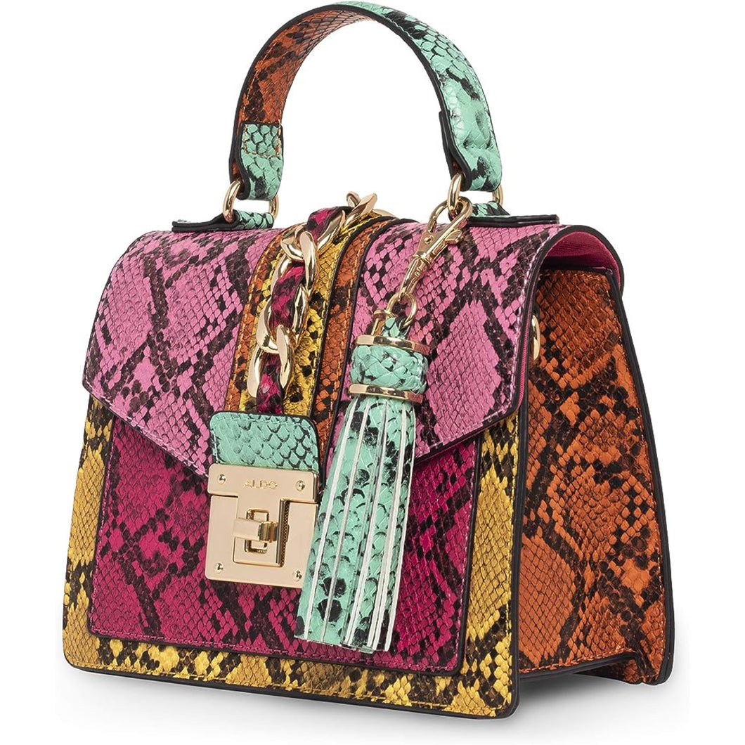 Pink Multi Color Casual HandBag