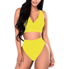 Load image into Gallery viewer, High Waisted Bikini Two Piece Set