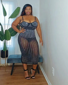 Wild Night Party Dress Black
