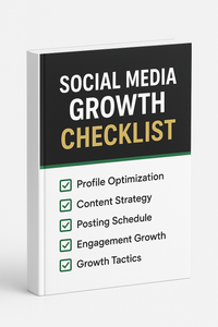 Social Media Check List 30 Day Growth Plan