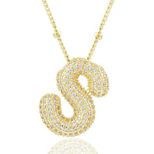 Load image into Gallery viewer, Bubble Letter Necklace