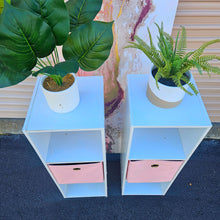 Load image into Gallery viewer, White Cube Shelves Book Case Storage