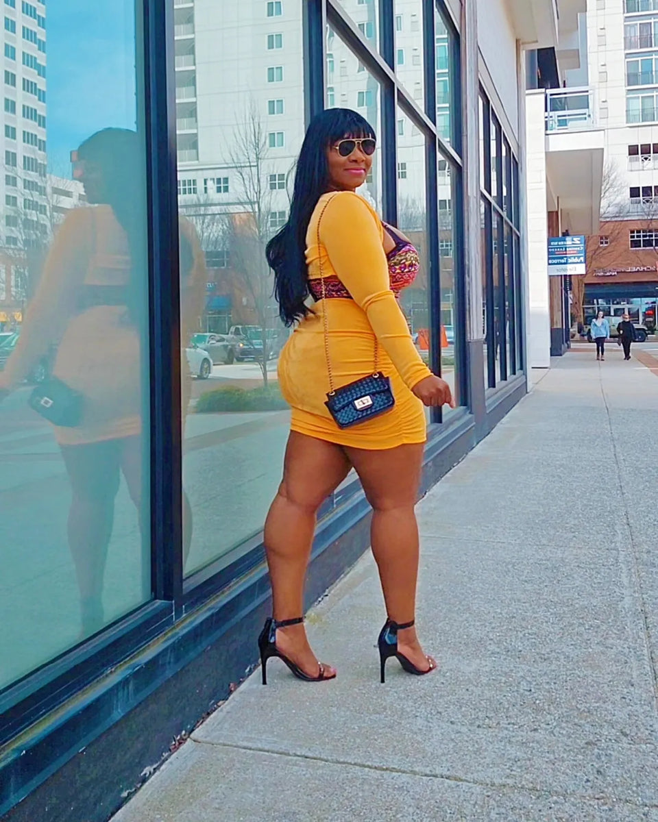 Nice And Ripe 2 Piece Skirt Set - Orange – MzShibaBaby