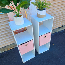 Load image into Gallery viewer, White Cube Shelves Book Case Storage