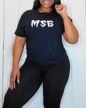 Load image into Gallery viewer, Msb T-Shirt Black/White