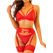 Load image into Gallery viewer, Sweet And Spicy Lingerie Set Red