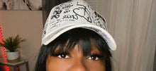 Load image into Gallery viewer, Graffiti Print Hat White/Black