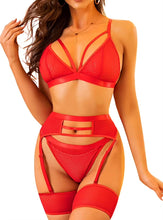 Load image into Gallery viewer, Sweet And Spicy Lingerie Set Red