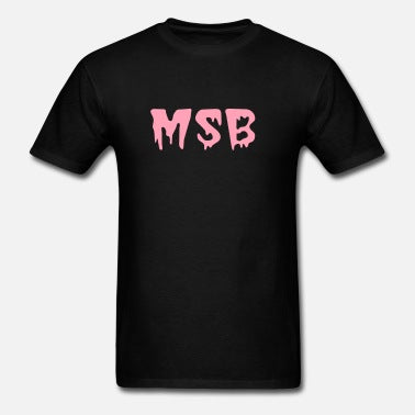 MSB TEE BLACK/PINK